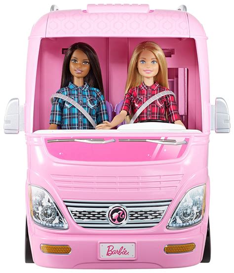 BARBIE FBR34 CAMPER Van Vehicle Fashion Doll and Accessories Kids Toy Playset - £100.15 ...