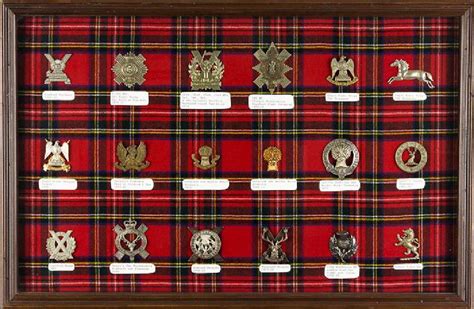 Scottish Regimental Cap Badges