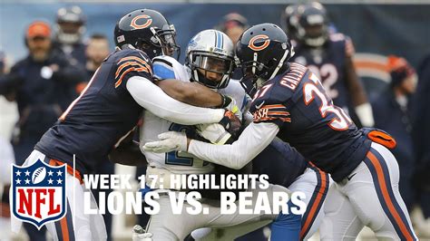 Lions vs. Bears | Week 17 Highlights | NFL - YouTube