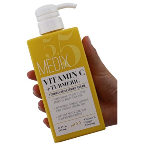 Medix 5.5 Vitamin C Cream w/ Turmeric for Face and Body. Firming ...