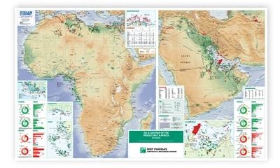 Oil & Gas Map of the Middle East & Africa, 2nd edition