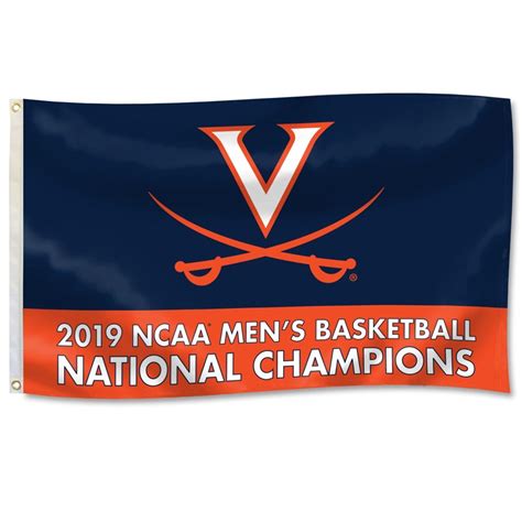 UVA 2019 NCAA Men's Basketball National Champions Flag | AirAuctioneer