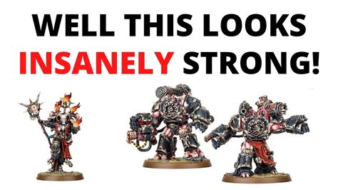 So they can RESURRECT OBLITERATORS now? One Potent Chaos Space Marines Codex Combo... - YouTube