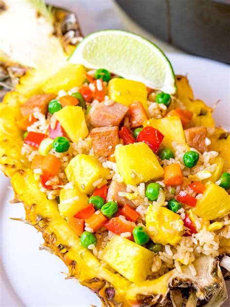 Hawaiian Pineapple Fried Rice - Drive Me Hungry