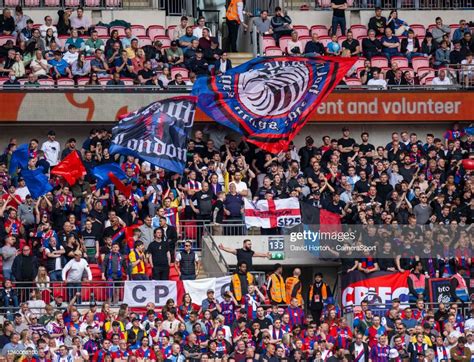 Crystal Palace fans during The FA Cup Semi-Final match between... News ...