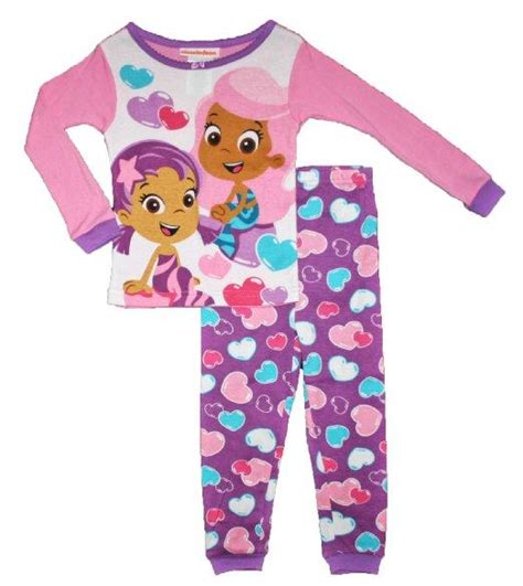 Nick Jr. Bubble Guppies Girl 2 Piece Toddler Pajamas Sizes 12,18,24,3T,4T,5T NEW | eBay