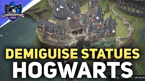 All Demiguise Statue Moon Locations In Hogwarts Castle - Hogwarts Legacy - YouTube