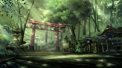 Anime Landscape Wallpaper HD | PixelsTalk.Net