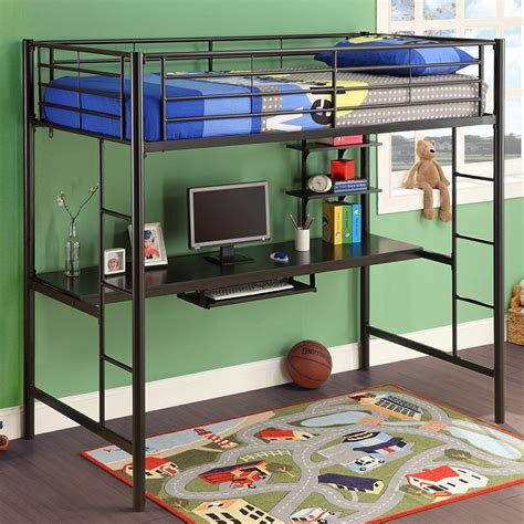 Metal Bunk Bed with Desk Underneath - American Freight Living Room Set Check more at http://www ...