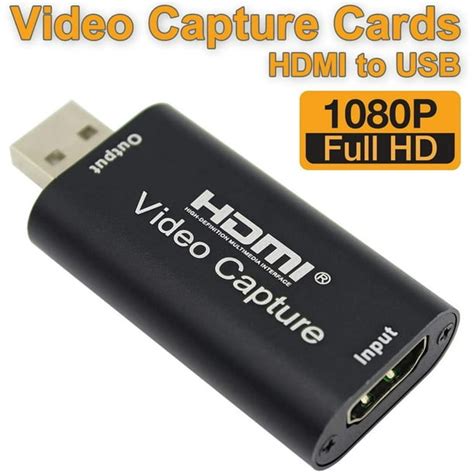 1080P HD HDMI Video Capture Card USB 2.0 for Game / Video Live Streaming - Walmart.com - Walmart.com