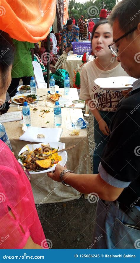 Chinese Eating African Food Editorial Image - Image of african, enjoys: 125686245