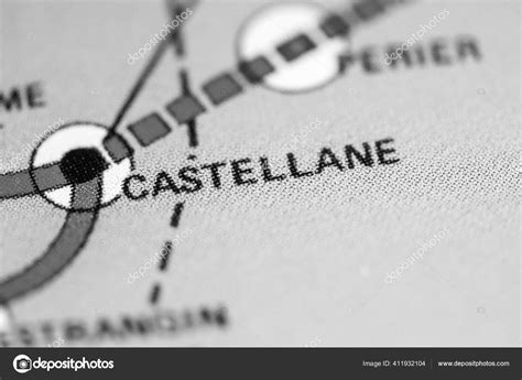 Castellane Station Marseille Metro Map Stock Photo by ©aliceinwonderland2020 411932104