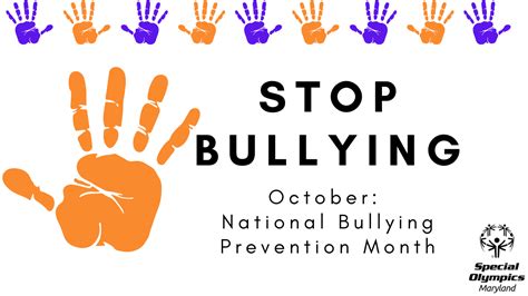 National Bullying Prevention Month - SOMD Virtual MOVEment