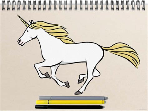 Unicorn Drawing » How to draw a Unicorn