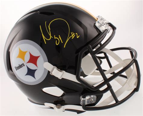 Mason Rudolph Signed Pittsburgh Steelers Full-Size Speed Helmet (Schwartz COA) | Pristine Auction