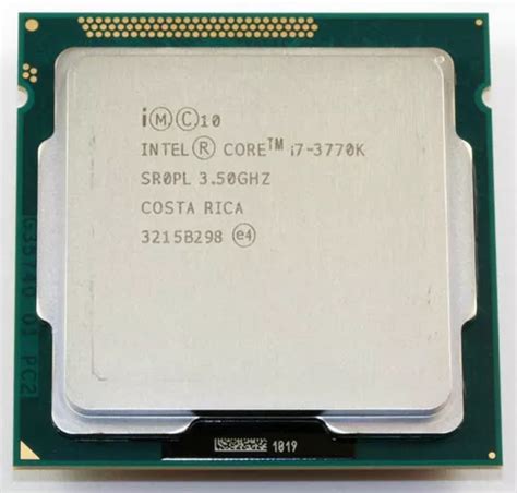 Processador Intel Core i7-3770K BX80637I73770K de 4 núcleos e 3.9GHz de frequência com gráfica ...