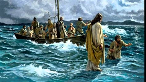 Jesus said, “Come.” And Peter left the boat and walked on the water to Jesus. - YouTube