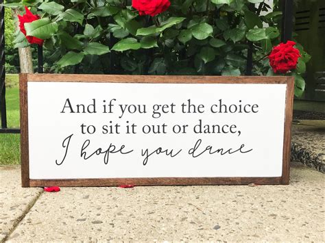 I Hope You Dance Lyrics Sign I Hope You Dance Lyrics | Etsy