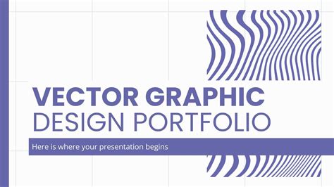 Vector Graphic Design Portfolio | Google Slides & PowerPoint