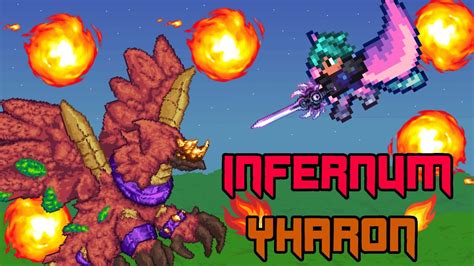 Infernum Yharon calamity boss fight - YouTube