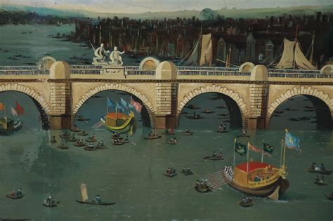 Arched Bridge over Venetian Canal Painting