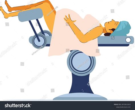 Dorsal Lithotomy Position Delivery Stock Vector (Royalty Free ...