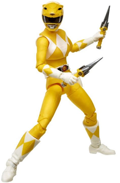 Power Rangers Mighty Morphin Lightning Collection Yellow Ranger 6 ...