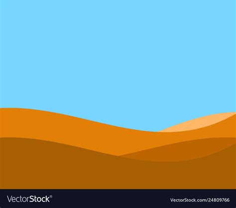 Desert landscape background Royalty Free Vector Image