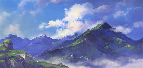 Anime Mountains Wallpapers - Top Free Anime Mountains Backgrounds ...