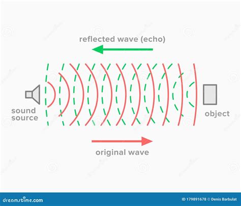 Echo, Acoustic Phenomenon of Sound Reflection Stock Vector - Illustration of diagram, school ...