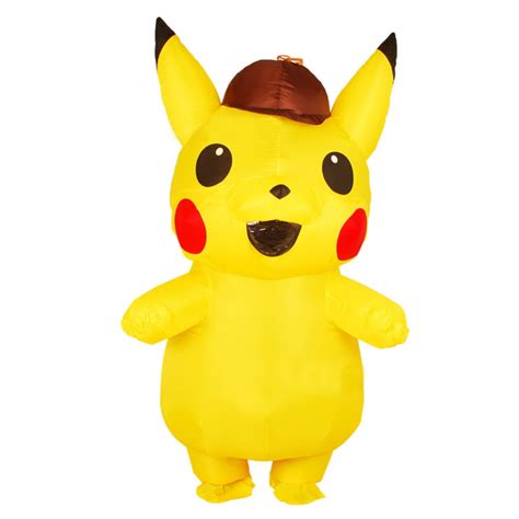 Inflatable Detective Pikachu Costume | Costume Mascot World