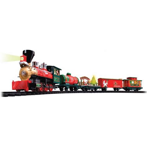 EZTEC Battery Operated Wireless Remote Control North Pole Express Christmas Train Set-37297 ...