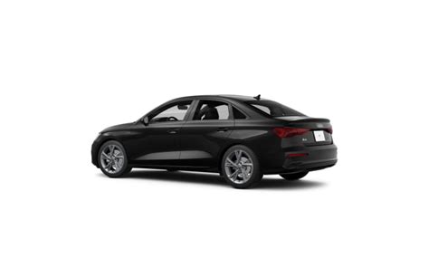 2023 Audi A3 Sedan in Brilliant Black from $0 monthly