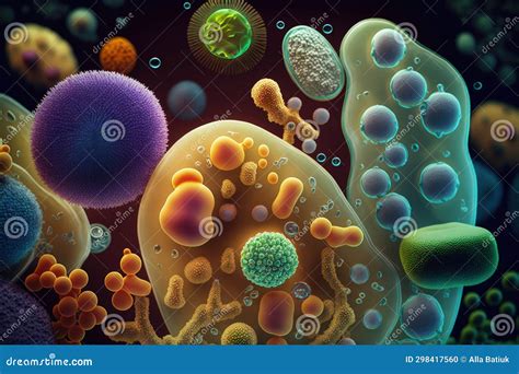 Bacteria, Microscopic Unicellular Organisms, Microorganism, Under ...