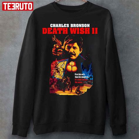 Charles Bronson Death Wish II Vintage Graphic Unisex Sweatshirt - Teeruto