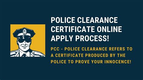 Police Clearance Certificate Online Application Process 2024 - BDesheba.Com