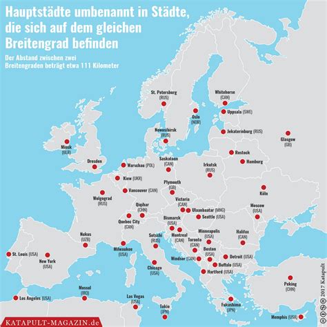 European capitals replaced by cities with the same latitude : r/europe