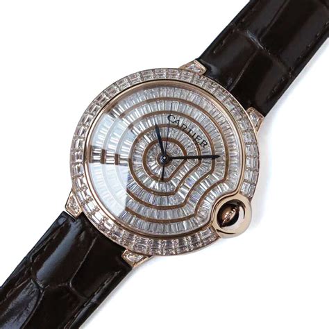 Ballon Bleu de Cartier 42mm Diamond Paved Dial in Rose Gold - ToroBravo ...