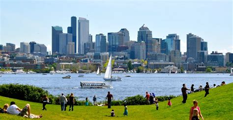 Seattle, WA / Gasworks Park. This park brings out the natural beauty of the Northwest. Situated ...