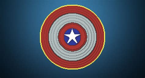 [1.12+] Captain America Shield [DOWNLOAD] Minecraft Map