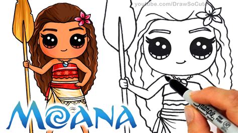 How to Draw Moana Disney Princess