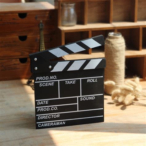 Video Scene Clapperboard Mini Director Video Scene Clapperboard TV Movie Clapper Board Film ...