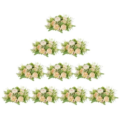 Blosmon Artificial Peonies Flower Ball Wedding Centerpieces 10 PCS ...