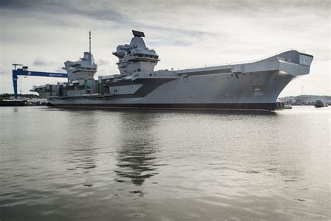 HMS Queen Elizabeth Aircraft Carrier: Impressive Aerial Views