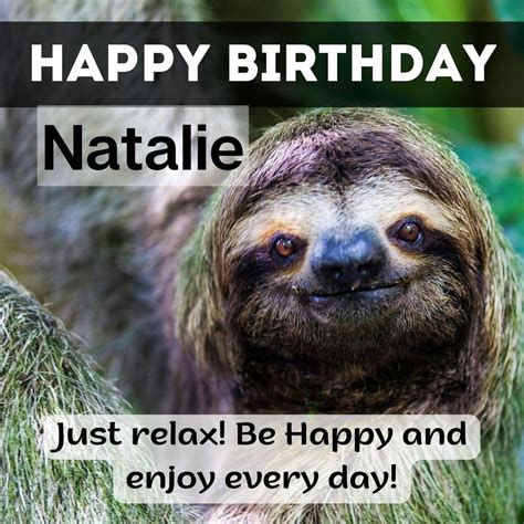 Original Happy Birthday Cards For Natalie