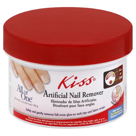 Kiss All or One Artificial Nail Remover, 4.5 fl oz (133 ml)