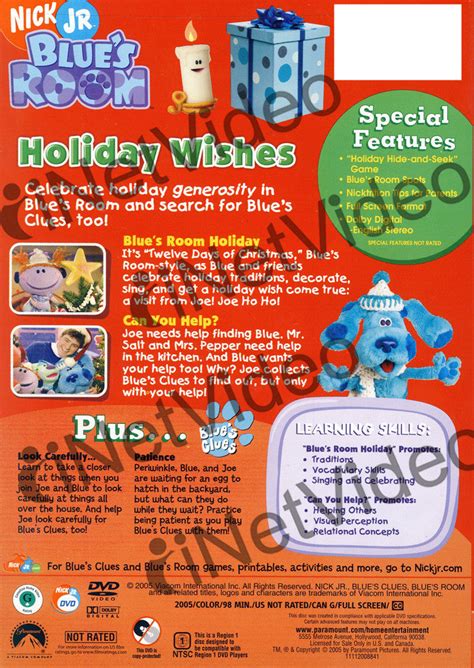 Blue s Room - Holiday Wishes on DVD Movie