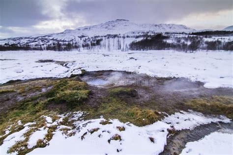 The Golden Circle in Iceland during Winter Stock Image - Image of ...