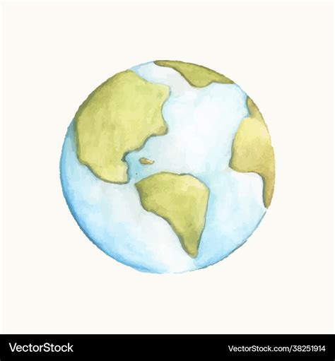 Planet earth Royalty Free Vector Image - VectorStock