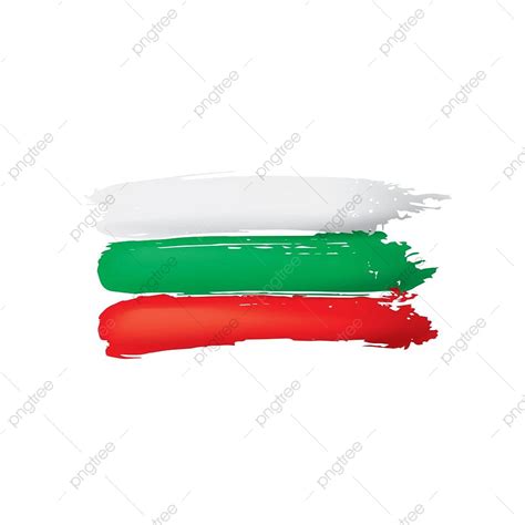 Bulgaria Flag Vector Design Images, Bulgaria Flag Bulgarian Symbol Vector, Paint, Independence ...